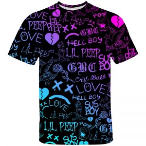 3D Lil Peep T Shirt Women s Oversized T shirt Children s Harajuku Short Sleeve Men - Fans Joji™ Store